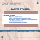 5 Career Studies Self-Guided Worksheets