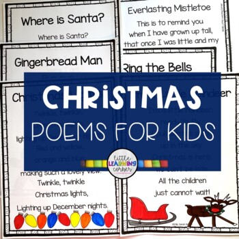 Preview of 5 Christmas Poems for Kids - Bundle