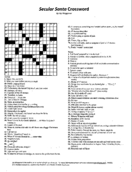 religious christmas crossword puzzles for kids