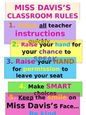 5 Classroom Rules