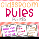 5 Classroom Rules Posters