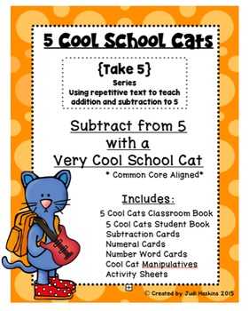 Preview of Subtraction - 5 Cool Cats