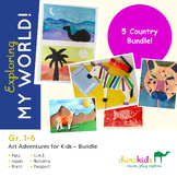 5 Country Bundle! Art Classes through 5 amazing countries 