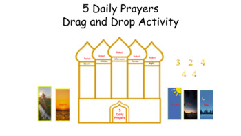 Preview of 5 Daily Prayers Slides Activity with Lesson Plan