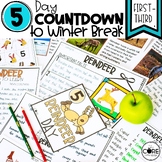 5 Day Classroom Countdown to Winter Break Activities -  1s