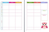 5-Day Lesson Plan Template for Binders