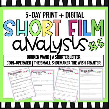 Preview of 5-Day Short Film Analysis Distance Learning #5