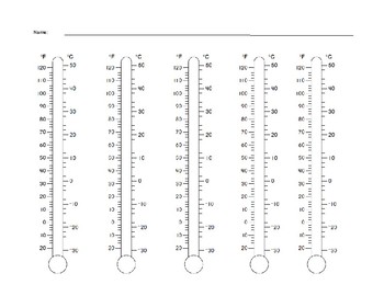 Preview of 5 Day Thermometer