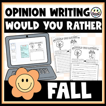 Fall Would You Rather Opinion Writing Prompts 3rd 4th Grade - The