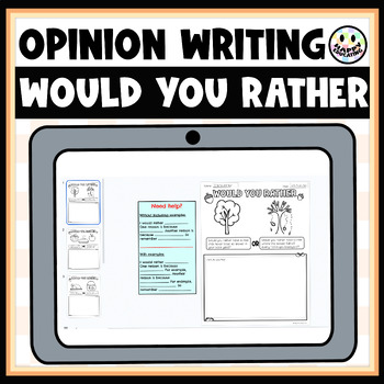 Fall Would You Rather Opinion Writing Prompts 3rd 4th Grade - The