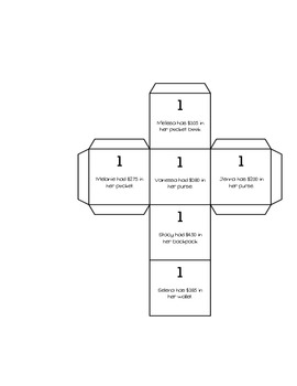 5 different printable math dice games for multi step word problems by m ramos