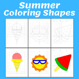 5 Different Summer Coloring Sheets - End Of the Year Activities