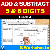 5 Digit & 6 Digit Addition & Subtraction With & Without Re