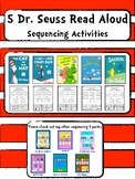 5 Dr. Seuss Read Aloud Sequencing - Cat In The Hat, Grinch