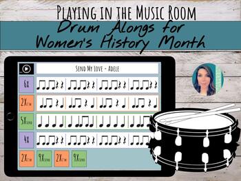 Preview of 5 Drum Alongs for Women's History Month | Bucket Drumming