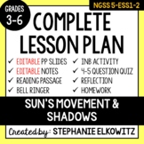 5-ESS1-2 Sun's Movement and Shadows Lesson | Printable & Digital