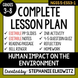 5-ESS3-1 Human Impact on the Environment Lesson | Printabl