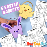 5 Easter Basket Craft - Easter Coloring Page Craft & Print