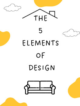 Preview of 5 Elements of Design Notes and Activity
