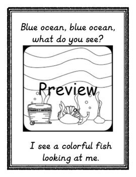 Preview of 5 Emergent Ocean Mini Books