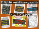 5 Enlightenment Primary Sources (with guiding questions an