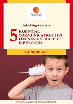 Preview of 5 Essential Tips to SPED Effective Communication