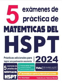 Preview of 5 Exámenes de Práctica de Matemáticas del HSPT