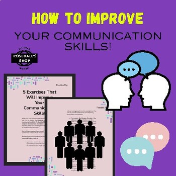 Preview of 5 Exercises That Will Improve Your Communication Skills! ~ Reading