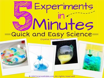 Preview of 5 Experiments in 5 Minutes | Quick and Easy Science