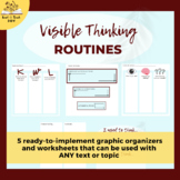 5 FREE Visible Thinking Routine Worksheets