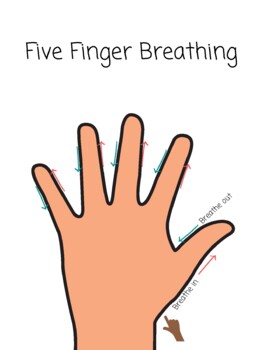Preview of 5 Finger Breathing Posters
