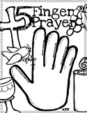 Five Finger Prayer Worksheets & Teaching Resources | TpT