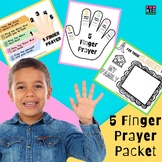 5 Finger Prayer- Prayer visual for kids