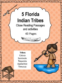 Preview of 5 Florida Native American Tribe Closed Reading
