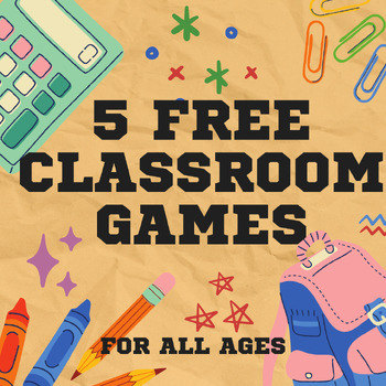 5 Fun Games for Engaging Students, Review Games, Brain Breaks, Time Fillers