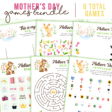 5 Fun Mothers Day Games Bundle + Includes Free Picture Bingo