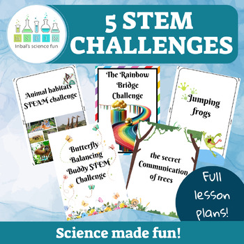 Preview of 5 Fun Stem Challenge Activities - STEM bundle