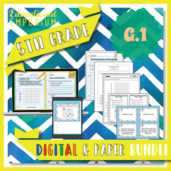 Preview of 5.G.1 Bundle ⭐ Coordinate Graphing