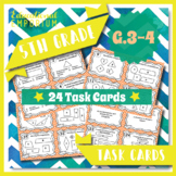 5.G.3 and 5.G.4 Task Cards ★ 2D Shapes 5th Grade Math Centers