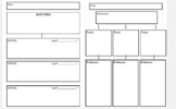 CCSS  6 GRAPHIC ORGANIZERS* EDITABLE * With/Without lines 