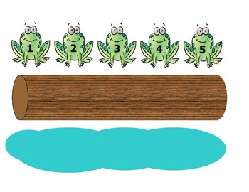 Preview of 5 Green and Speckled Frog File Folder