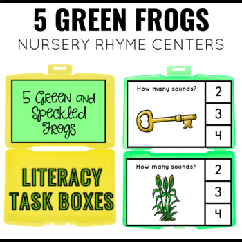 Preview of 5 Green and Speckled Frogs Activities