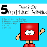 5 Hands-on Quadrilateral Lessons | Grades 2 - 5