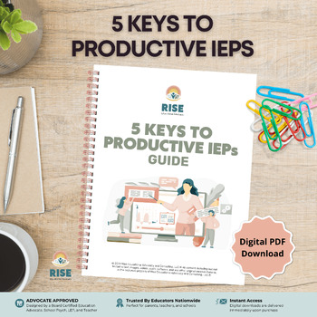 Preview of 5 Keys to Productive IEPs