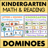 Kindergarten Math & Reading Centers Bundle Letters, Sounds