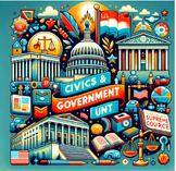 Government and Society Bundle: Civics SS.7.CG.3.11-15 