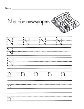 5 letter n worksheets alphabet phonics worksheets