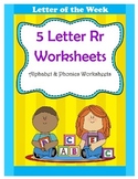 5 Letter R Worksheets / Alphabet & Phonics Worksheets / Le