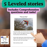 5 Leveled Stories - Levels 4-6, D-E, Lexile 50-174