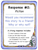 5 Literary Response Prompts (fiction)